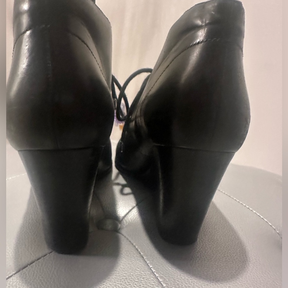 Cole Haan | Lace Up Wedge Booties - Picture 4 of 9